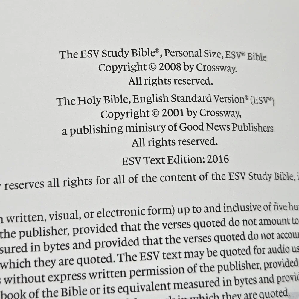 N/A esv study